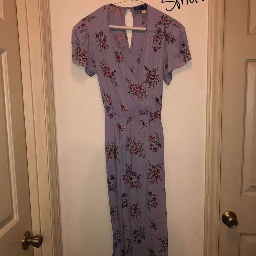 Purple Floral Jumper